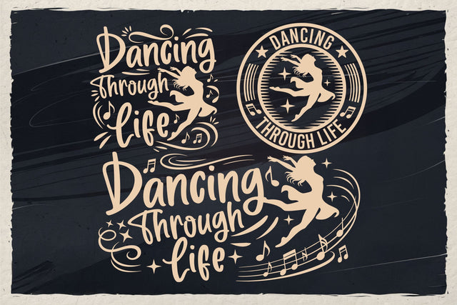 Dancing through life svg | dancing svg png | life of a showgirl | dancer shirts | dance era shirt | girl quote svg | cut files SVG TonisArtStudio 