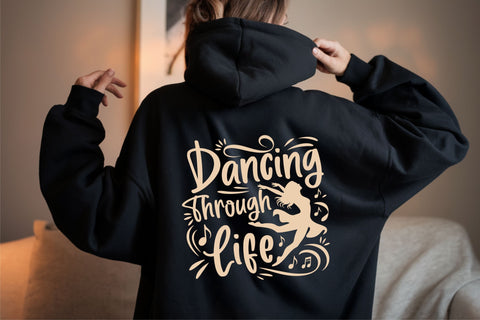 Dancing through life svg | dancing svg png | life of a showgirl | dancer shirts | dance era shirt | girl quote svg | cut files SVG TonisArtStudio 