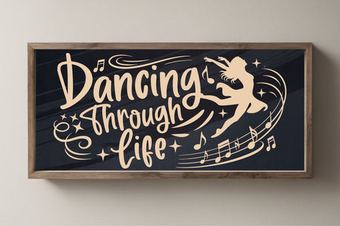 Dancing through life svg | dancing svg png | life of a showgirl | dancer shirts | dance era shirt | girl quote svg | cut files SVG TonisArtStudio 