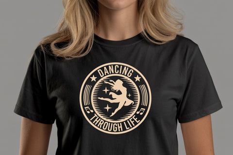 Dancing through life svg | dancing svg png | life of a showgirl | dancer shirts | dance era shirt | girl quote svg | cut files SVG TonisArtStudio 