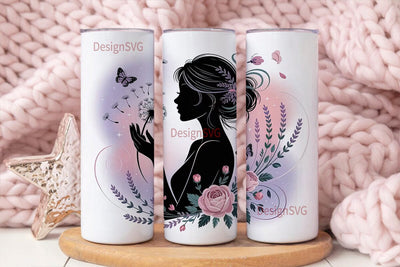Dandelion Dream 20oz Tumbler Wrap Sublimation DesignSVG 