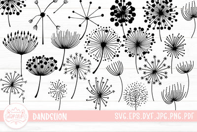 Dandelion SVG Cut File Bundle SVG dapiyupi store 