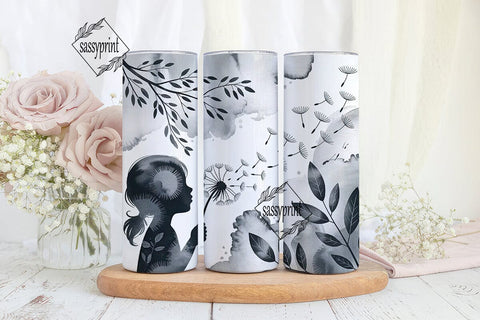 Dandelion Wish 20oz Tumbler Wrap Sublimation sassyprint 