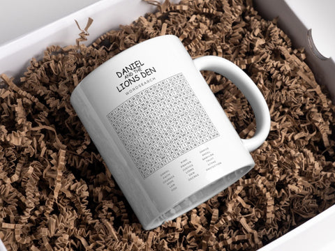 Daniel and the Lions Den Wordsearch | Fun Activity SVG Paige Cole Studio 