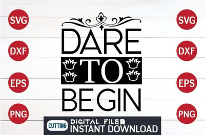 Dare to begin svg SVG designer krishna 