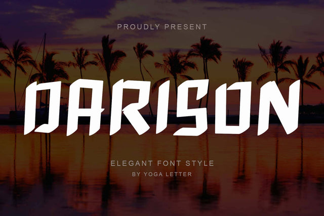 Darison Font Prasetya Letter 