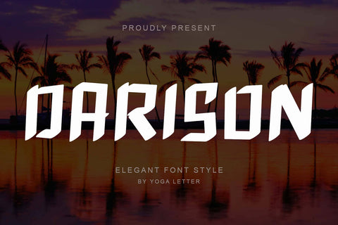 Darison Font Prasetya Letter 