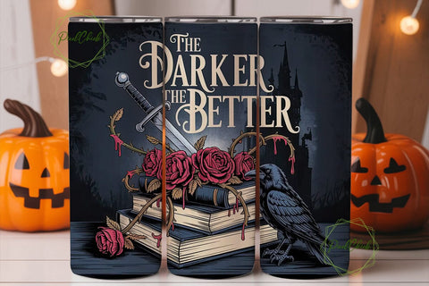 Dark Academia 20oz Tumbler Wrap Sublimation PixelChick 