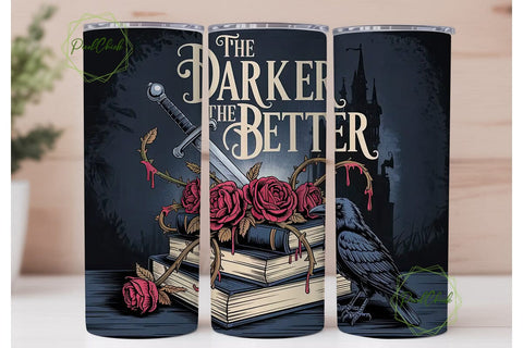 Dark Academia 20oz Tumbler Wrap Sublimation PixelChick 