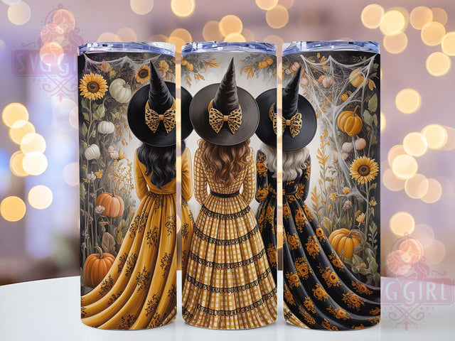 Dark Cottagecore Witchy Tumbler, Halloween Witch Wrap, Gothic Cottagecore Cup, Witchy Autumn Drinkware, 20oz Dark Wrap, Witches Sublimation Design, Cozy Gothic Tumbler Sublimation SvggirlplusArt 