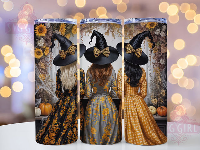 Dark Cottagecore Witchy Tumbler, Halloween Witch Wrap, Gothic Cottagecore Cup, Witchy Autumn Drinkware, 20oz Dark Wrap, Witches Sublimation Design, Cozy Gothic Tumbler Sublimation SvggirlplusArt 