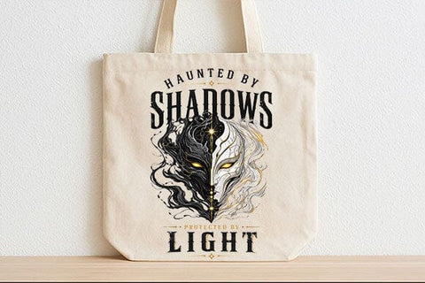 Dark Fantasy PNG Haunted By Shadows Protected By Light Download SVG BillahCrafts 