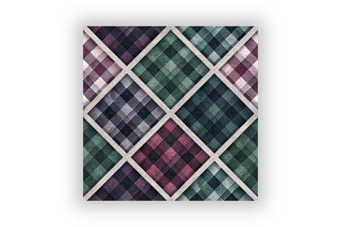 Dark Gingham Digital Paper Pack, Seamless Watercolor Pattern Bundle, Printable Scrapbook Paper, Moody Jewel Tone Design Collection Digital Pattern FloridPrintables 