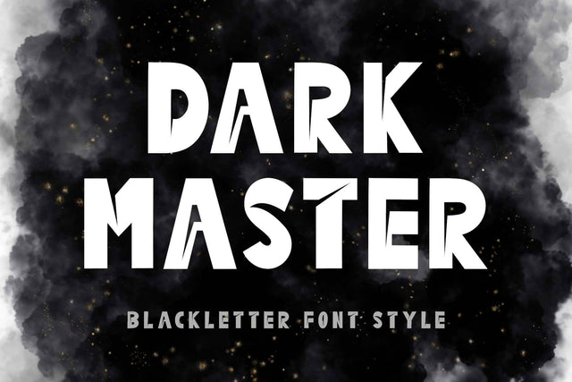 Dark Master Font Prasetya Letter 