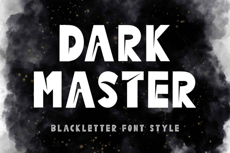Dark Master Font Prasetya Letter 