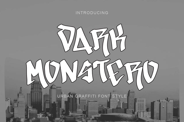Dark Monstero Font Prasetya Letter 