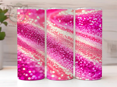 Dark Pink Ombre Glitter Tumbler, Ombre Glitter Design, Sparkling Pink Tumbler, 20Oz Sublimation Wrap, Pink Ombre Print, Glitter Tumbler Art, Tumbler Sublimation Sublimation Lara' s Designs 
