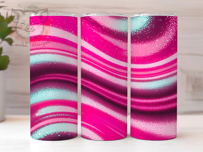 Dark Pink Ombre Glitter Tumbler, Ombre Glitter Design, Sparkling Pink Tumbler, 20Oz Sublimation Wrap, Pink Ombre Print, Glitter Tumbler Art, Tumbler Sublimation Sublimation Lara' s Designs 