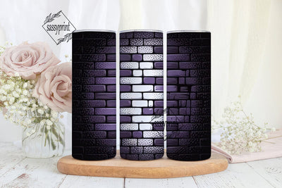 Dark Purple Grunge Tumbler Wrap Sublimation sassyprint 
