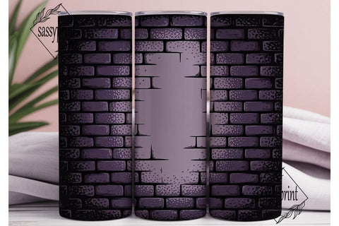Dark Purple Grunge Tumbler Wrap Sublimation sassyprint 