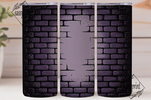 Dark Purple Grunge Tumbler Wrap Sublimation sassyprint 
