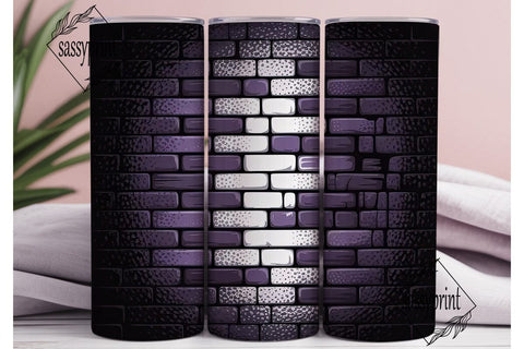 Dark Purple Grunge Tumbler Wrap Sublimation sassyprint 