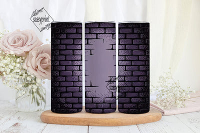 Dark Purple Grunge Tumbler Wrap Sublimation sassyprint 