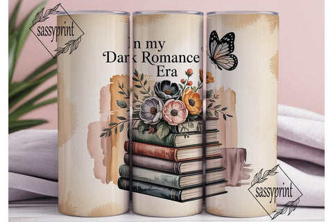 Dark Romance Era 20oz Tumbler Wrap Sublimation sassyprint 