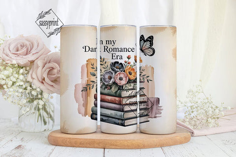 Dark Romance Era 20oz Tumbler Wrap Sublimation sassyprint 
