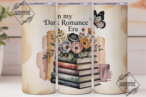 Dark Romance Era 20oz Tumbler Wrap Sublimation sassyprint 