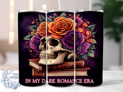 Dark Romance Tumbler, 20oz Sublimation, Gothic Aesthetic, Romantic Gift, Alternative Decor, Trendy Tumbler, Love Quote Design, Unique Drinkware Sublimation ToriDesigns 