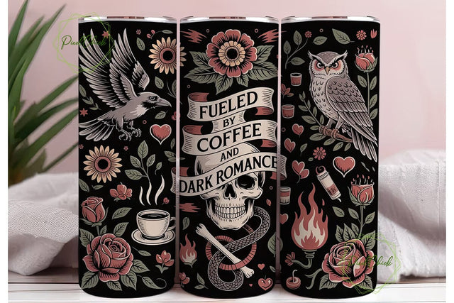 Dark Romance Tumbler Wrap Sublimation PixelChick 
