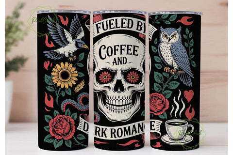 Dark Romance Tumbler Wrap Sublimation PixelChick 