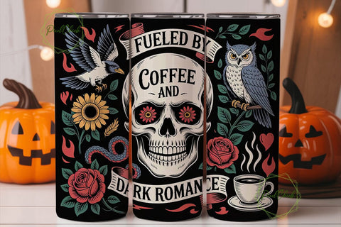 Dark Romance Tumbler Wrap Sublimation PixelChick 