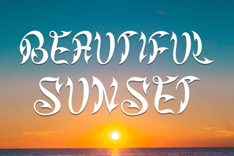 Dark Summer Font Prasetya Letter 