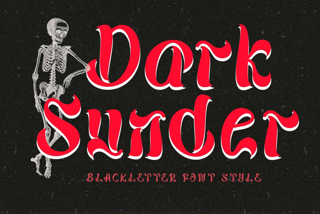 Dark Sunder Font Prasetya Letter 