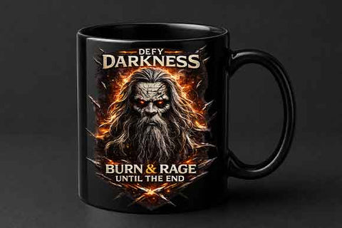 Dark Warrior PNG – Fantasy Warrior Sublimation PNG Digital Download SVG BillahCrafts 