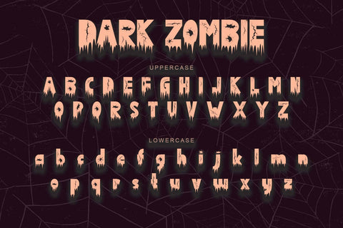 Dark Zombie Font Prasetya Letter 