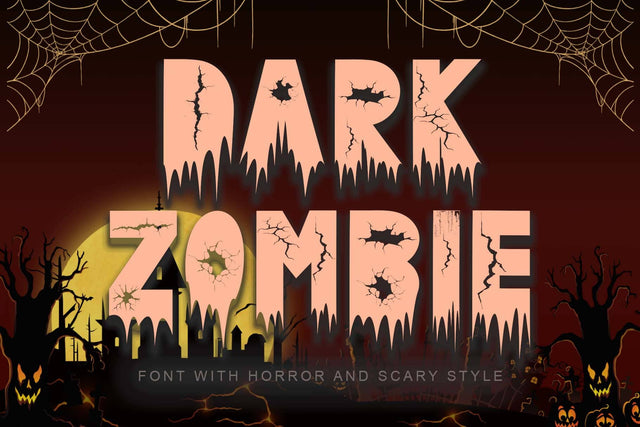 Dark Zombie Font Prasetya Letter 