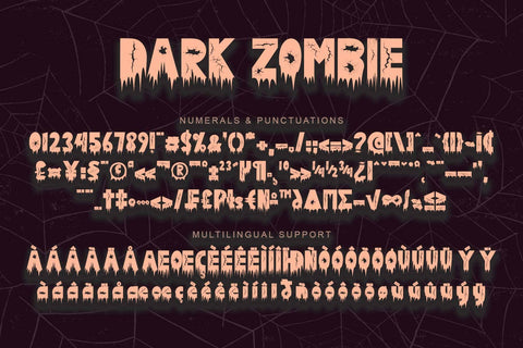 Dark Zombie Font Prasetya Letter 