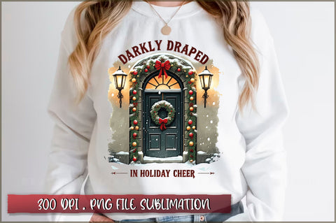 Darkly draped in holiday cheer Sublimation Sublimation Shetara Begum 