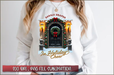 Darkly draped in holiday cheer Sublimation Sublimation Shetara Begum 