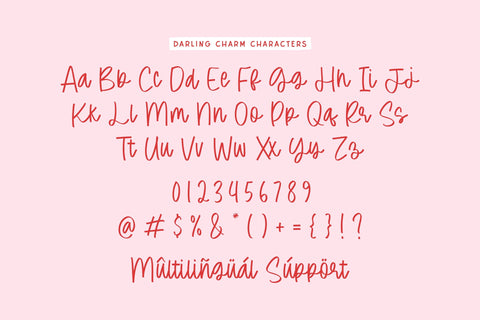 Darling Charm - Cute Handwritten Script Font Font Timur type 