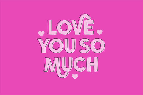 Darling Girlies Chunky Valentine Font Font Blush Font Co. 