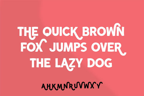 Darling Girlies Chunky Valentine Font Font Blush Font Co. 