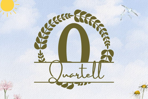 Darlowe Split Monogram Font Font Dm Letter Studio 