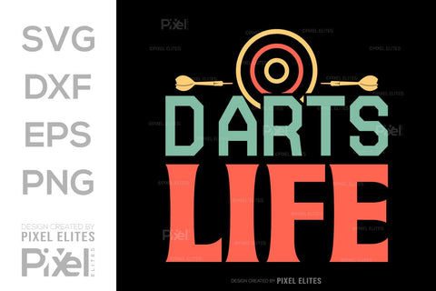 Darts Life SVG Dartboard Bundle Darts Game Darts Quote Design PET 00610 SVG ETC Craft 