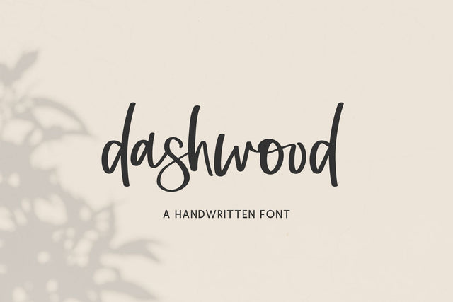 Dashwood Script Font Font Beck McCormick 