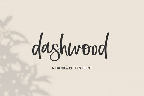 Dashwood Script Font Font Beck McCormick 