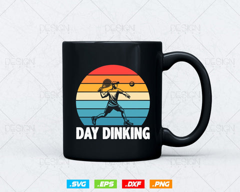 Day Dinking Vintage Funny Dink Pickleball Svg Png Files, Paddles Paddleball Clipart T shirts Mug Retro Vintage Design, Instant Download SVG DesignDestine 